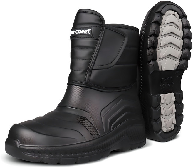 슈퍼카미트 남성용 EVA 초경량 리커버리 MAX 쿠션 논슬립 패딩 방수 방한 털 부츠 WT8080