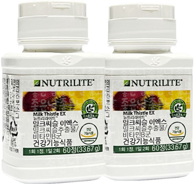 암웨이 밀크씨슬 이엑스(60정), 60회분, 2세트