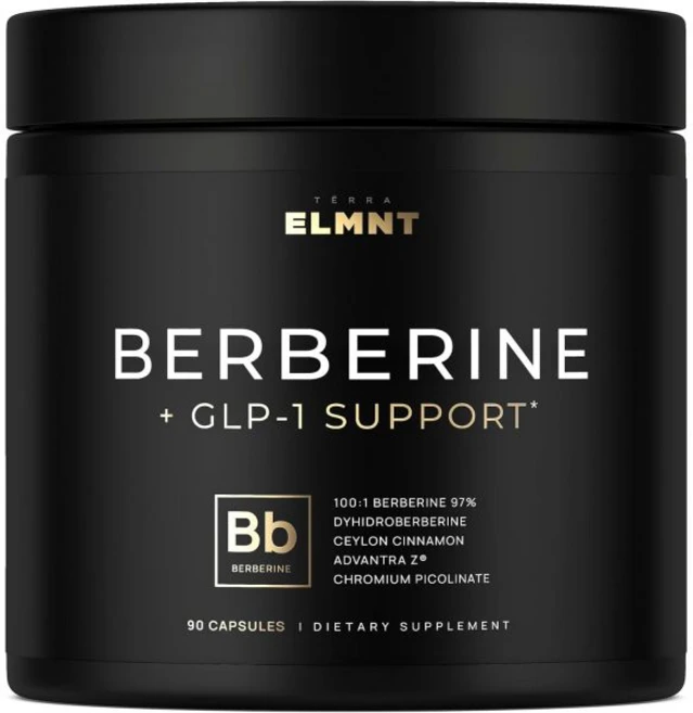 TERRA ELMNT 141500mg GLP1 베르베린 체중 감량 디히드로베르베린 실론 시나몬 크롬 피콜리네이트 비터멜론 100배 강력 1500mg 여성용 식욕 억제제, 1개 - 쿠팡