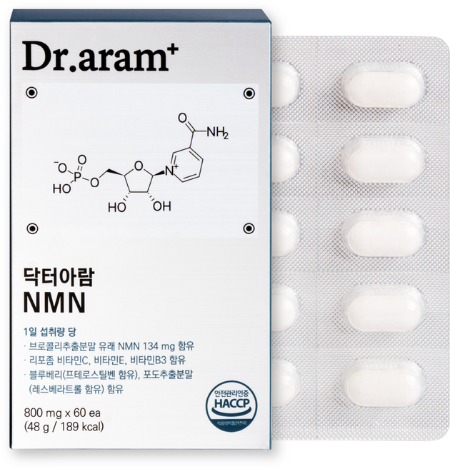 닥터아람 NMN 식물성, 1개, 60정