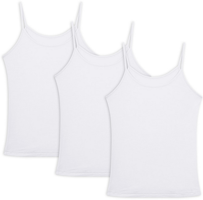 젝시나인 여성 베이직 면스판 끈런닝 XNR9101 3p