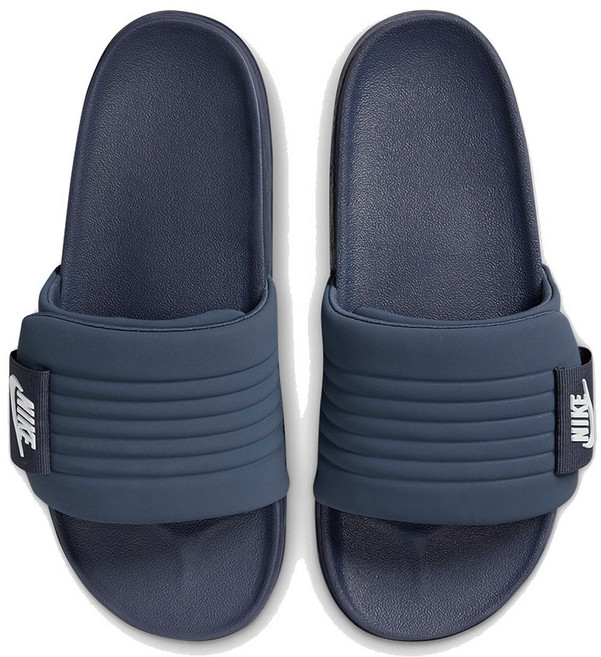 NIKE OFFCOURT ADJUST SLIDE 可調式魔鬼氈拖鞋, 深藍, US8-26CM, 26 cm