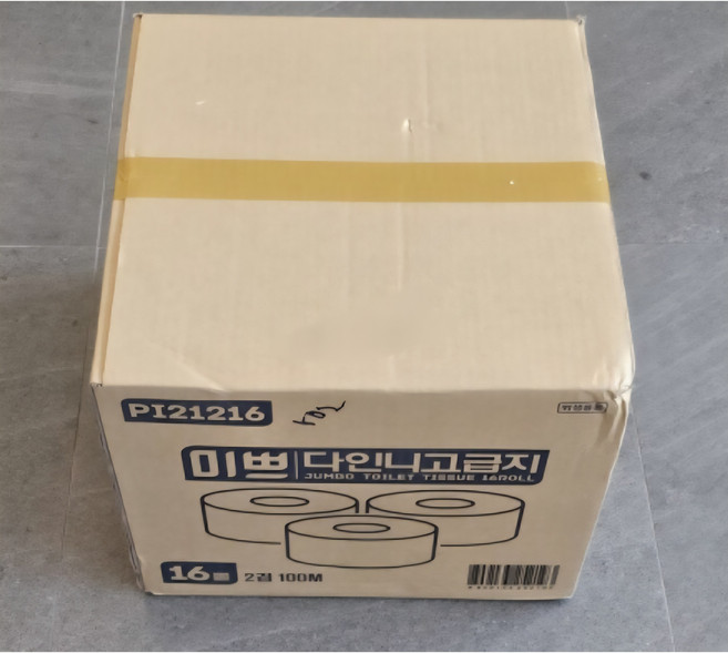 팜파스 미쁘 다인니 고급지 점보롤 2겹, 8개, 16롤