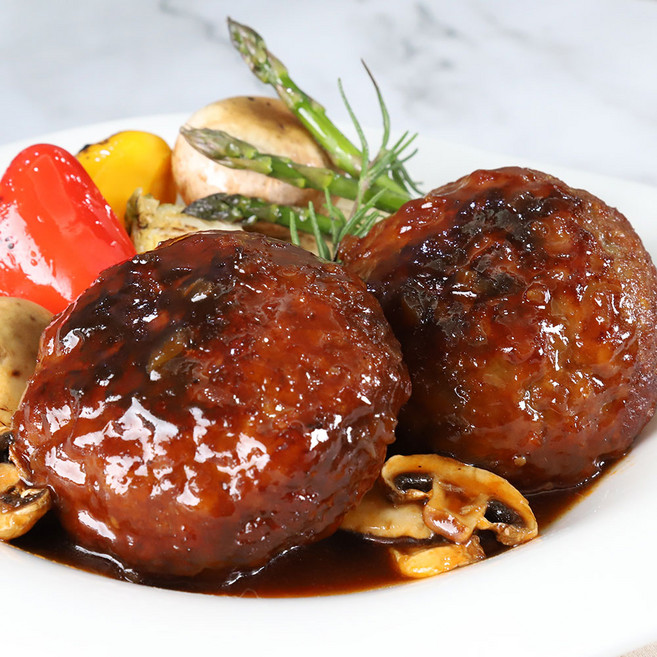 아빠가고른 두툼 함박스테이크 수제 한돈 떡갈비, 3개, 180g