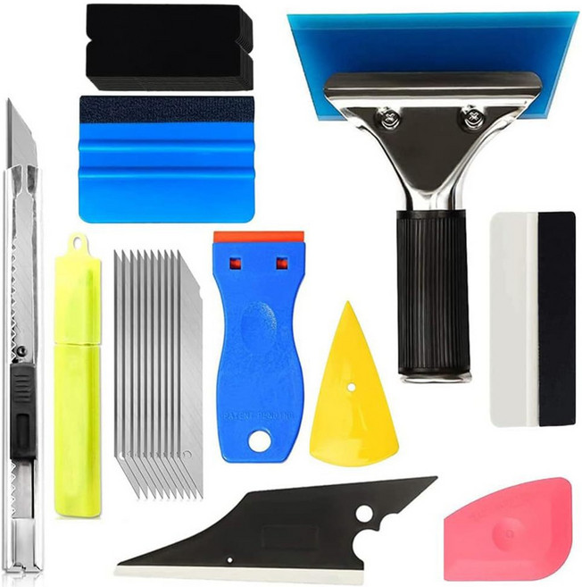 YUEMEIYD 필름작업도구 시공구 헤라 재단칼 휄트 필름시공칼, 10종세트, 1개