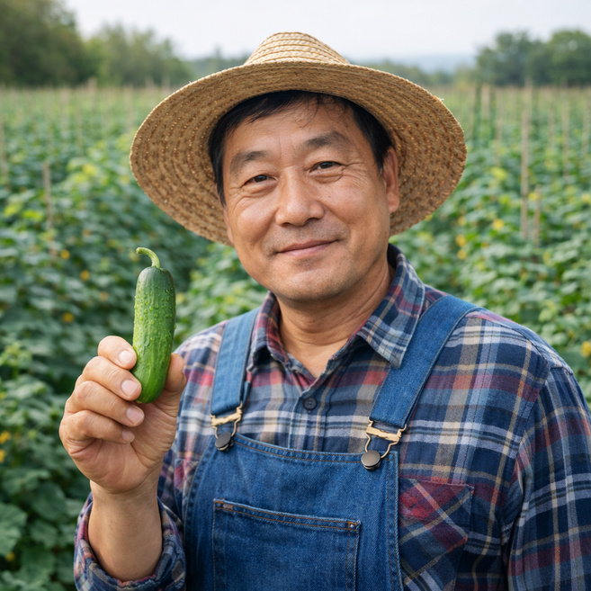 노씨고집 산지직송 국산 정품 미니오이, 1개, 1kg
