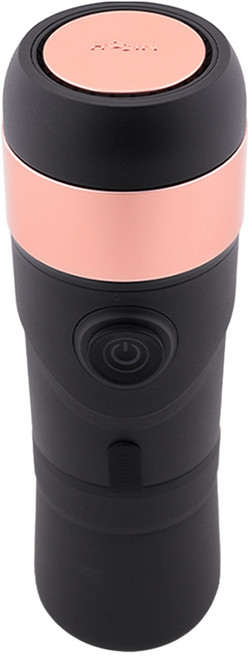 NICOH 車載濃縮咖啡機 NK-B90 膠囊/咖啡粉雙用 15 Bar高壓萃取 USB充電便攜式咖啡機, 黑