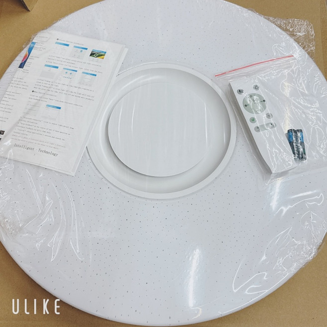 伊代企業社 藍芽音樂LED智能吸頂燈 變色調光喇叭燈, 24W40cm藍芽遙控款(支援APP)