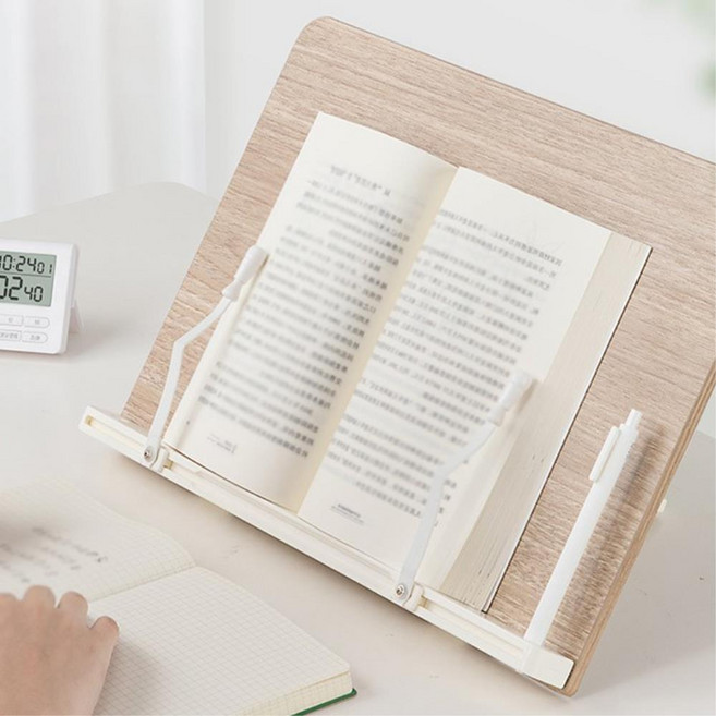 각도조절 1단 북스탠드 독서대 휴대용테이블 북홀더