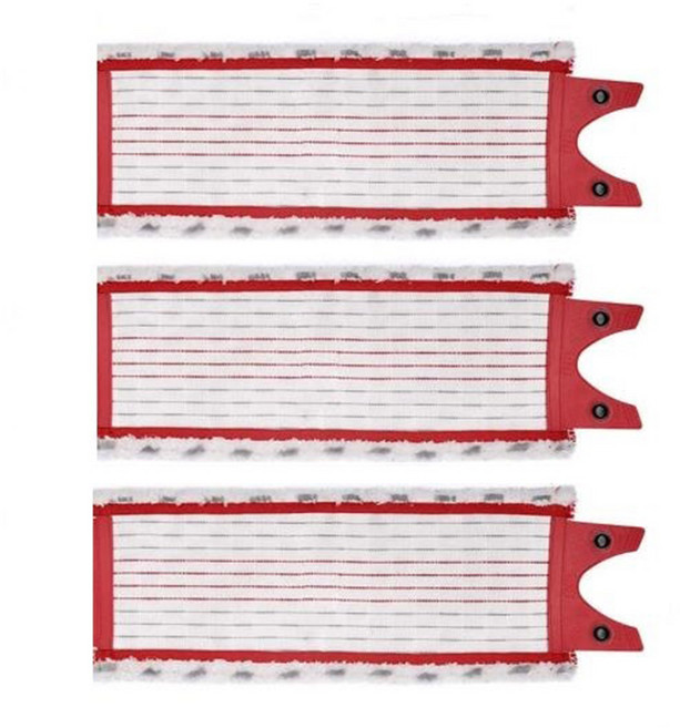 3pcs / lot vileda edelweiss 걸레 1-2 스프레이 걸레 교체 마이크로 화이버 리필 걸레 패드, 3개