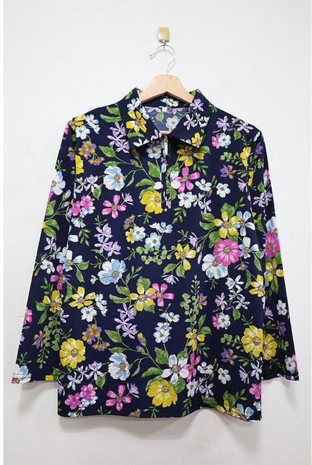 형제상회 할머니티 카라 긴팔 엄마옷 할머니옷 춘추 국산 0010SF08