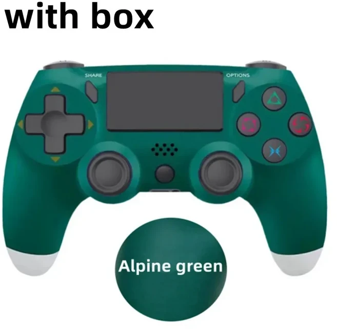 만도 조이스틱 무선 블루투스 PS4 컨트롤러 (소니 호환 프로/슬림/PC/아이패드 호환호환/진동 게임패드) 콘, 01 APPLIINE GREEN