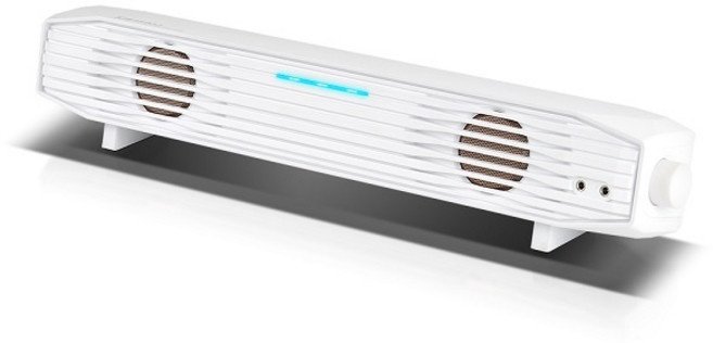 캔스톤 FX200 LED 게이밍 컴퓨터 PC 사운드바 스피커 (화이트), 1, 화이트, 단품