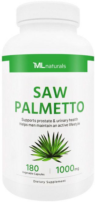 [미국빠른직구] 마이라이프 내추럴스 쏘팔메토 1000 mg 180 야채캡슐, 1개, 180정