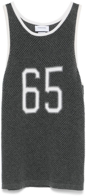 톰 브라운 캐시미어 바스켓볼 저지 탑