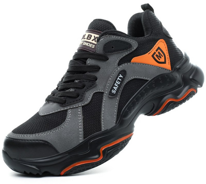 Diansen 남자 경량안전화 통기 작업화 아웃도어 작업 안전화 운동화처럼 편안함