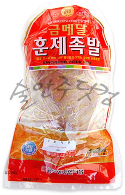 금토일 훈제족발 700g, 1개