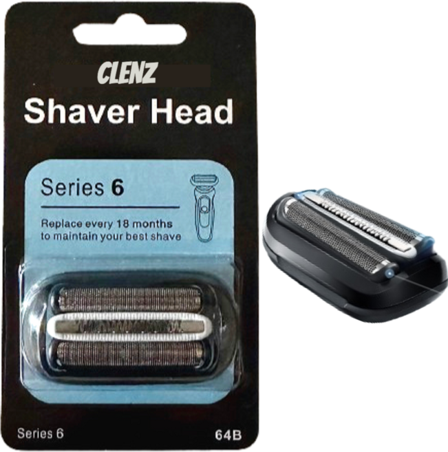 브라운 64B 시리즈 6 날망 New 면도기날 호환용, 1개
