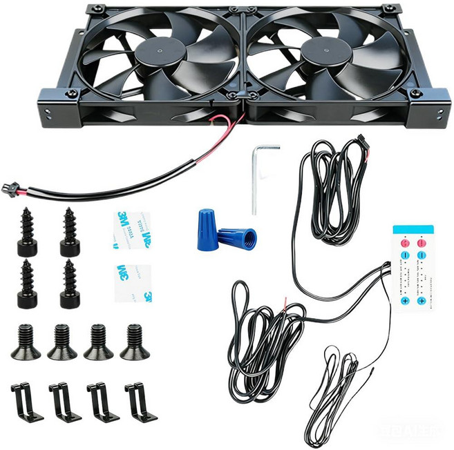 12V Rv Fridge Ventilation Cooling Fan 5.5\"(140mm) Refrigerator Fan Suitable for RV Side Vents wi, ﻿12V Rv Fridge Ventilation Coo