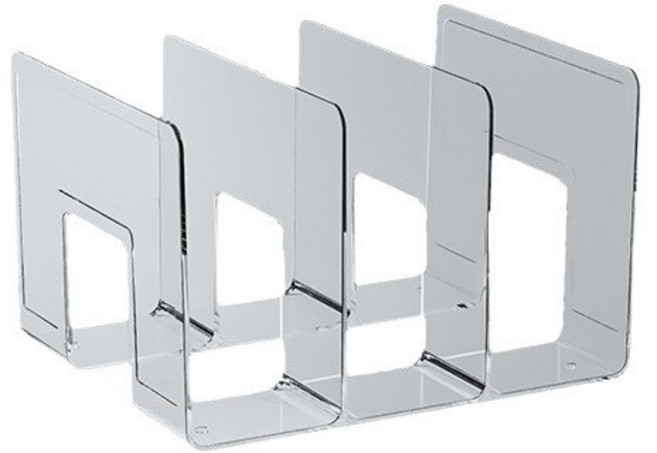 프란다스 아크릴 칸막이 핸드백 정리함 4칸, 투명, 1개