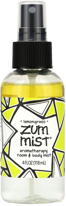 ZUM Zum Mist 아로마테라피 룸 & 바디 미스트 레몬그라스 118ml(4fl oz) ZUM (줌), 118ml, 1개 - 쿠팡