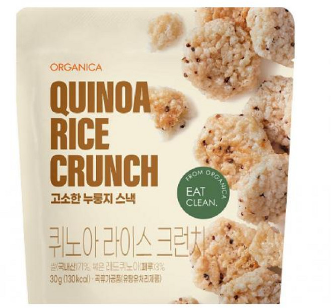퀴노아라이스크런치 올가니카 30Gx40EA, 30g, 40개