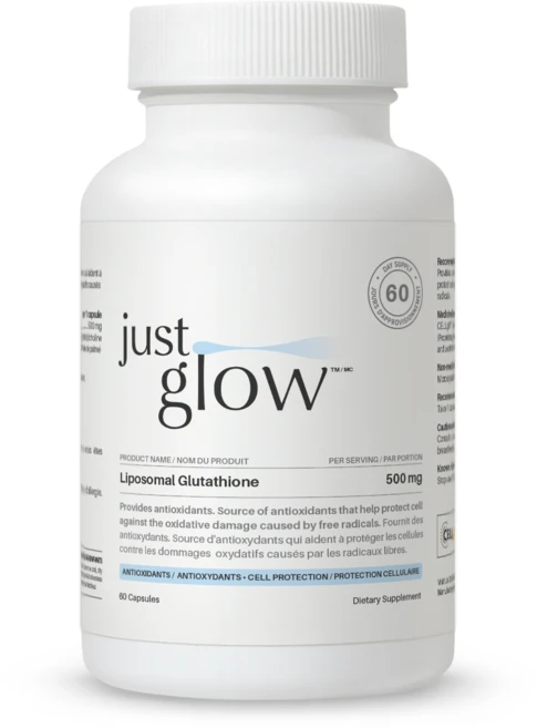 저스트글로우 리포조말 글루타치온 500mg 60캡슐, 1개, 60정 - 쿠팡