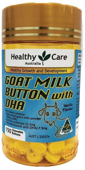 헬씨 케어 산양유 + DHA 바닐라맛 150 츄어블정, 1개, 150정