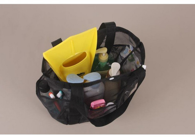 어린이 초등학교 중학교 오리발 수영장가방 여름 약봉투가방 다용도 망사 3색상, 블루