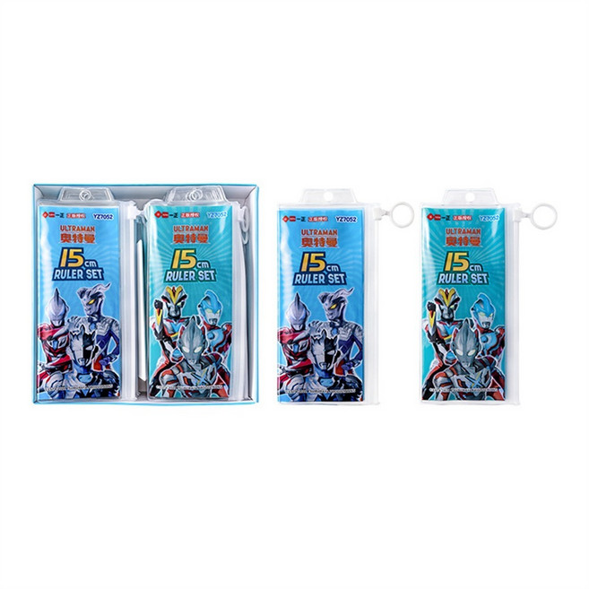 iigen一正 奧特曼 15cm 尺套組 YZ7052, 1個, YZ7052奧特曼15CM套尺