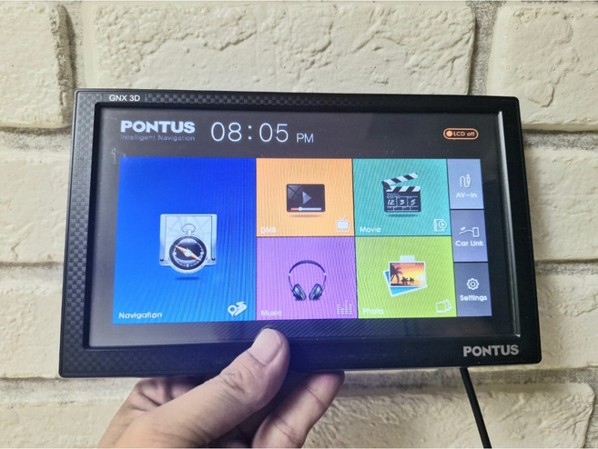 중고 PONTUS 현대폰터스 P682 지니 NEXT 3D맵 8인치 16GB 내비게이션