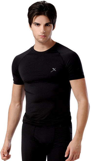 기어엑스 남성용 일반 사계절 반팔라운드 언더레이어 상의