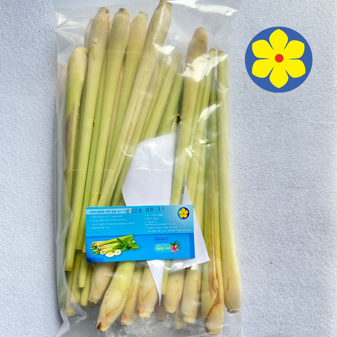 신선한 레몬그라스 1팩 1kg 호아마이 Lemon grass, 1개, 1개입