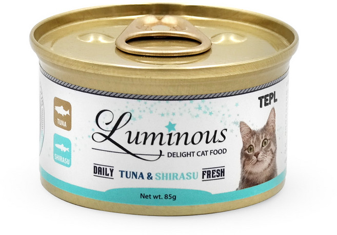 테플 루미너스 고양이캔, 1개, 참치&치어, 85g