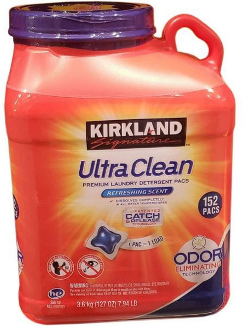 커클랜드 시그니처 울트라 클린 세탁 팩 127온스, 1개