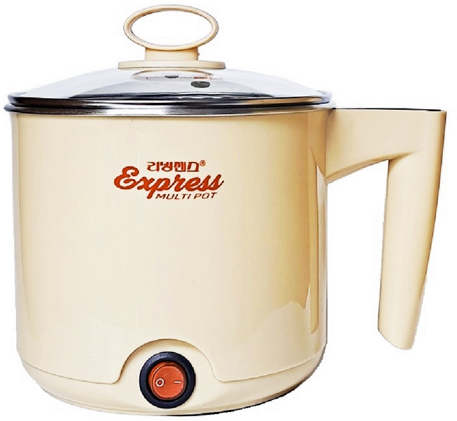 익스프레스 1리터 멀티포트 라면포트 전기냄비 전기주전자 라면냄비