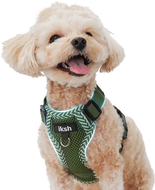 일감생활 견체공학 빛반사 프리미엄 하네스, 1개, 카키