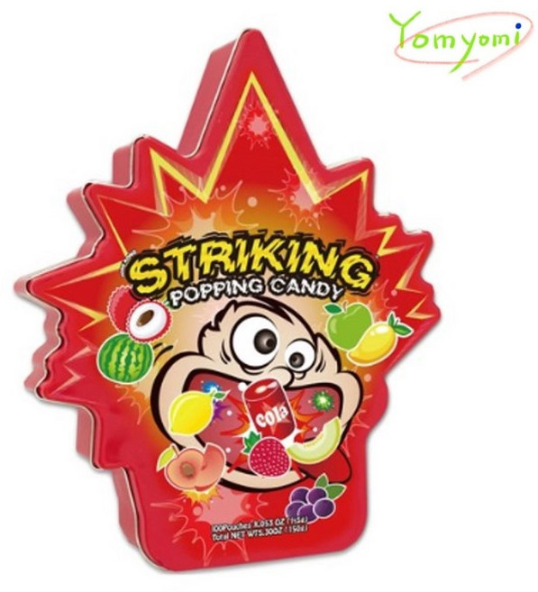 스트라이킹 팝핑캔디 버라이어티팩 레드, 100개, 1.5g