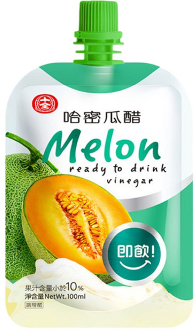 十全 哈密瓜醋飲, 1個, 100ml