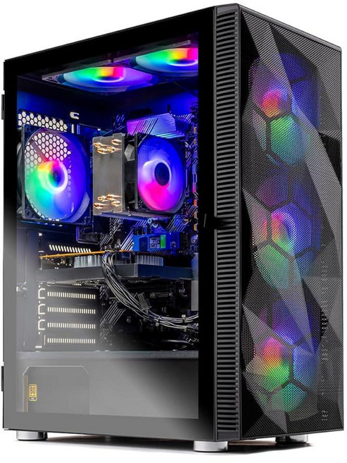 Skytech Gaming Rampage 데스크탑 PC Ryzen 7 7800X3D 4.2GHz5GHz Nvidia 엔비디아 RTX 5070 Ti 16GB 1TB Gen4 NV, 5500 | 9060XT 8GB