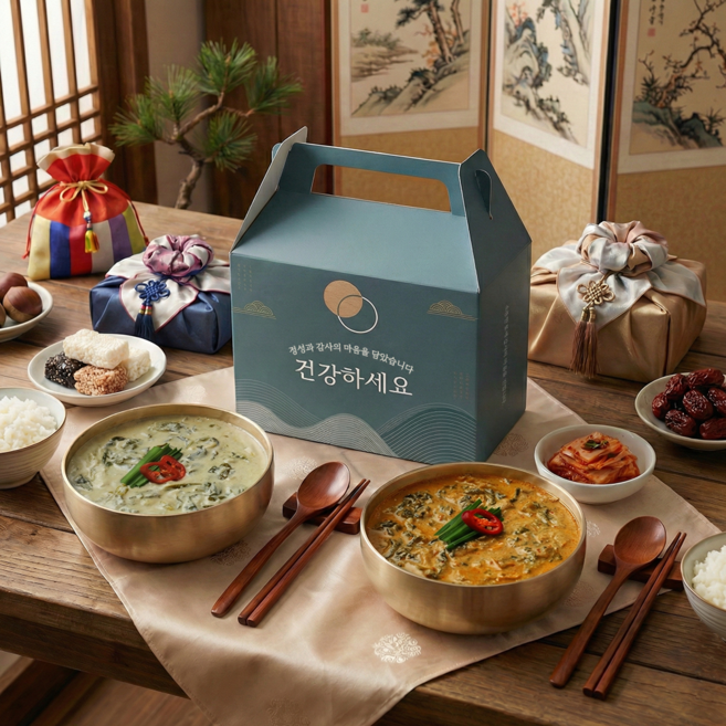 들깨 장어탕 설 명절 선물세트 설날 부모님 보양식 실온보관, 8개, 600g