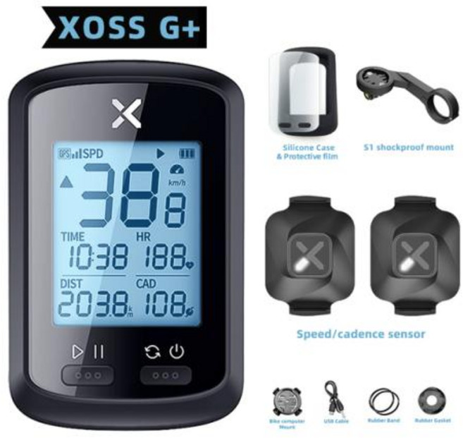 XOSS-G plus G 자전거 GPS 컴퓨터 무선 속도계 방수 사이클링 gps 사이클 컴퓨터 자전거 속도계, 6) G PLUS Group E, 1개