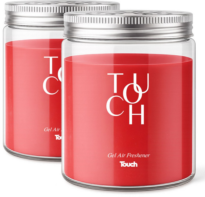 탈취제 터치 220g x 2개입 코코플라워 고체 탈취제 방향제, 2개