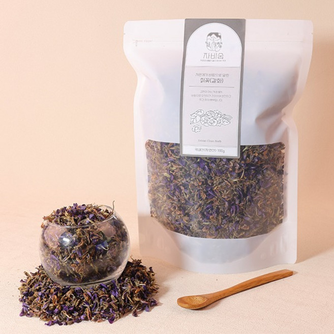 지리산 청정약초 저온건조 갈화(칡꽃-국내산자연산) 100g-2025년산