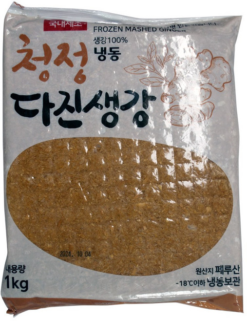 푸드마을 냉동 다진 생강 1kg, 1개