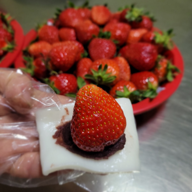 생딸기 의령망개떡 10개(470g), 생딸기부자망개떡10개