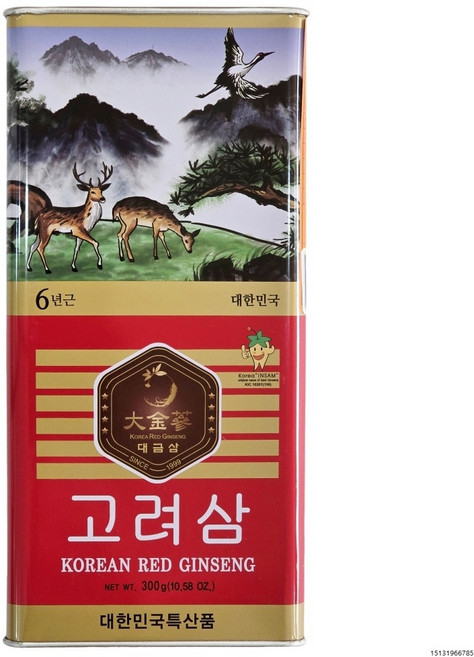 고려홍삼 6년근 홍삼 캔소편 50뿌리이하 금산홍삼 발효홍삼 홍삼뿌리 말린홍삼 뿌리홍삼, 300g, 1개