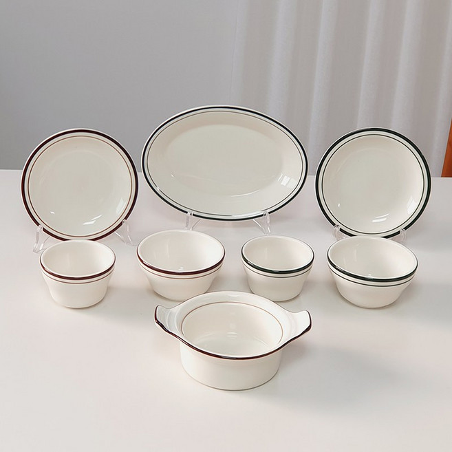 [정식수입원] 시라쿠스 킹스인 2인세트 8P, 브라운+블루, 1개