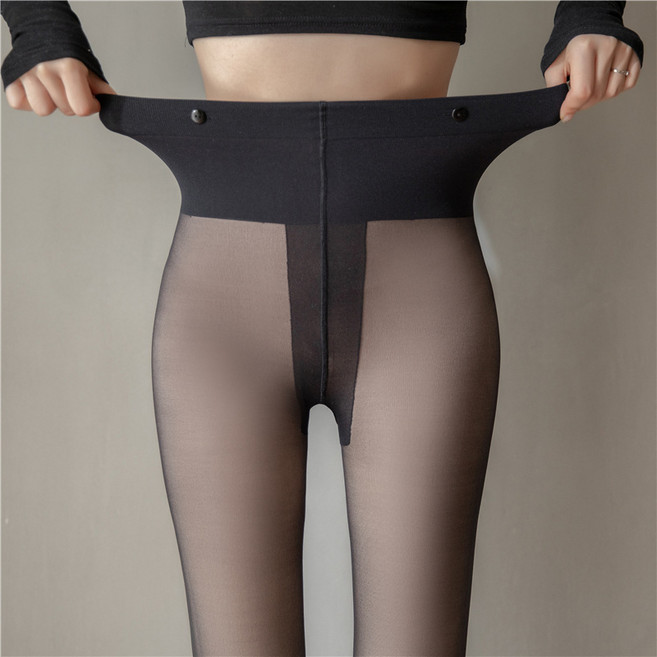 여성용 단추 탈착 따뜻하고 신축성 우수한 부드러운 스타킹