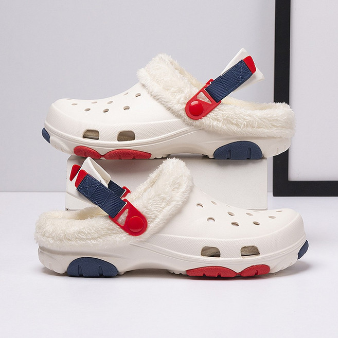 [티케이샵] 남녀공용 겨울 방한 털 슬리퍼 샌들